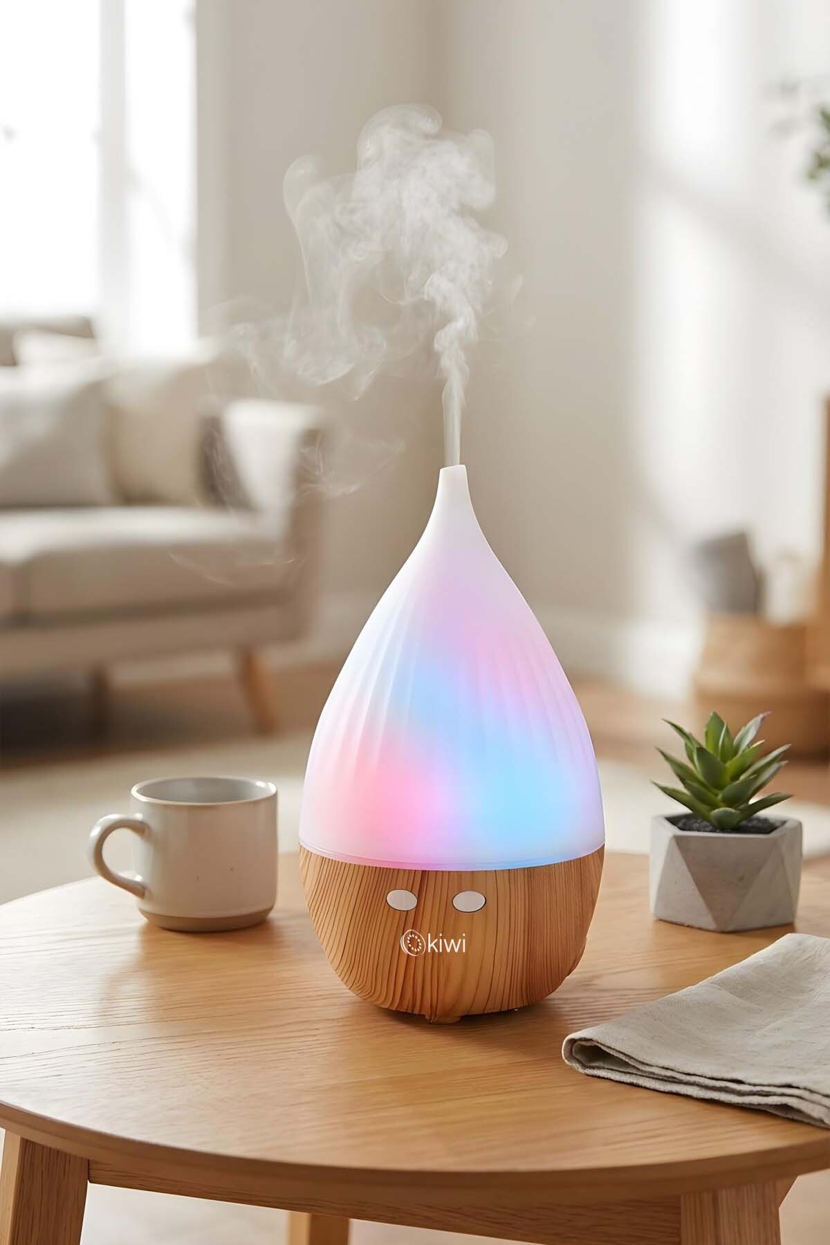 KARGO BEDAVA | Kiwi Kah-6616 Ultrasonik Hava Nemlendirici Ve Aroma