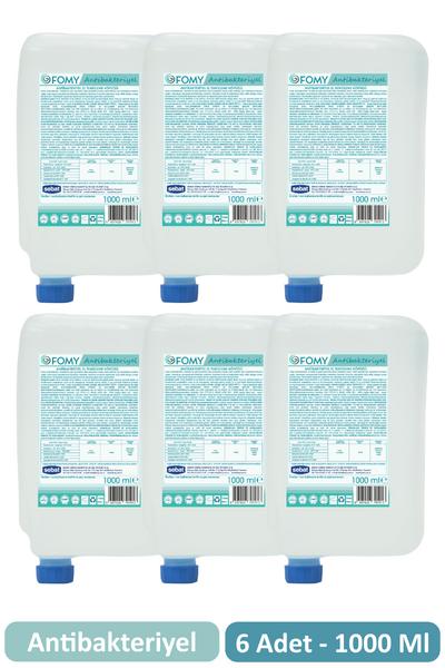 Fomy 1000 ml Antibakteriyel Köpük Sabun Kartuşu 6 Adet