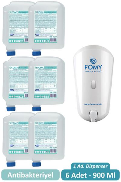 Fomy 900 ml Antibakteriyel Köpük Sabun 6 Adet+Fomy Dispenser
