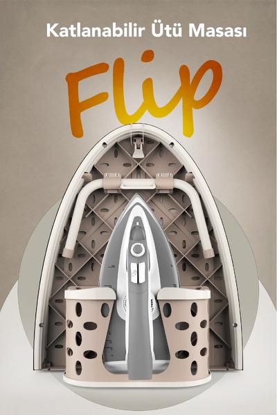 Perilla Flip Katlanabilir Portatif Mini Ütü Masası