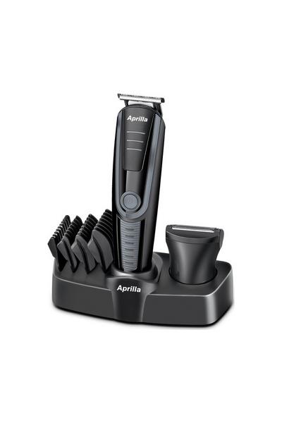 Aprilla AHC-5018 2 in 1 Standlı Şarjlı Saç Sakal Kesme Makinesi Siyah