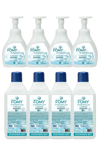 Fomy 1800 ml Antibakteriyel Köpük Sabun 4 Adet + 500 ml Köpük Sabun