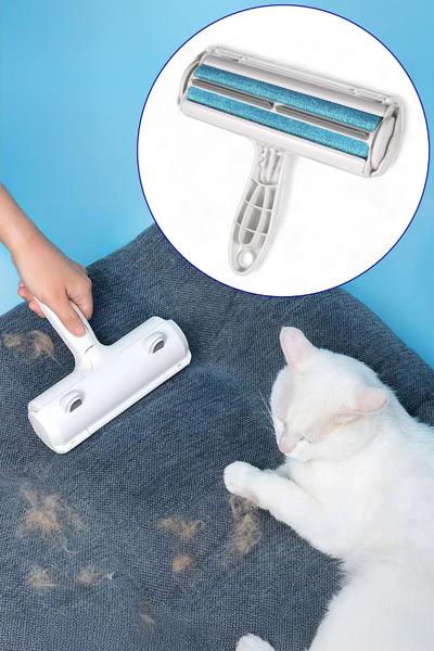 İronika 2 Yönlü Hazneli Elbise Yatak Koltuk Kedi Köpek Kıl Toz Toplayıcı Tüy Gırgırı