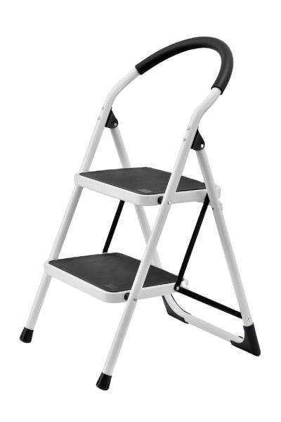 İronika Vertika 2 Basamaklı Metal Merdiven Extra Güçlendirilmiş Geniş Basamaklı Merdiven