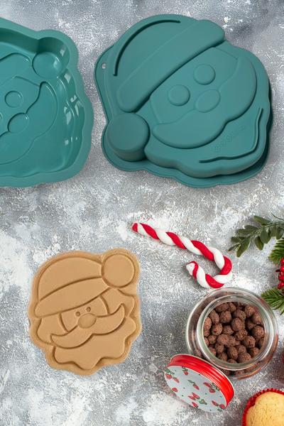 İronika Yılbaşı Temalı Noel Baba Christmas Silikon Kek Kalıbı