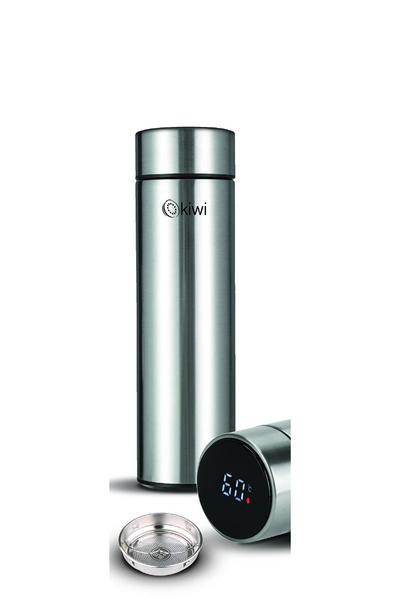 Kiwi 500 ml Dijital Termos - Gümüş - KT8682
