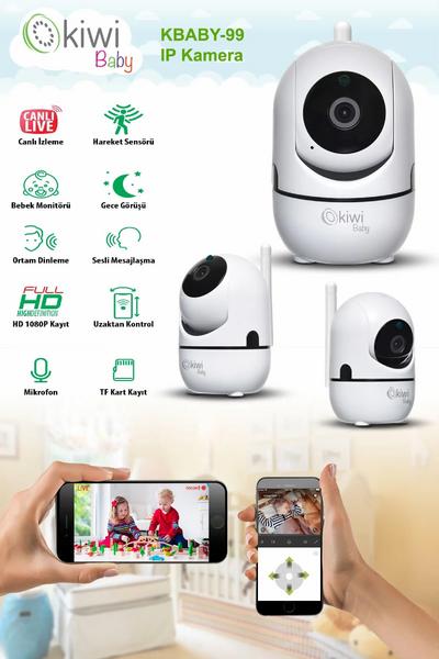 Kiwi Baby KBABY 99 Full HD Bebek IP Wi-Fi Güvenlik Kamerası