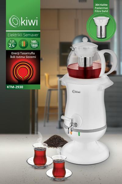 Kiwi KTM-2930 Elektrikli Semaver Çay Makinesi Ktm-2930 2,5 Lt Kapasite