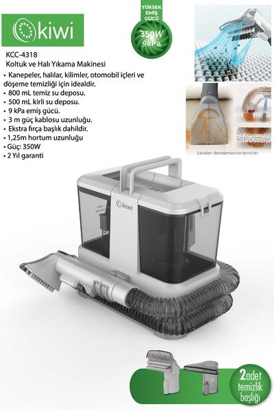 Kiwi KCC-4318 Koltuk ve Halı Yıkama Makinesi Beyaz
