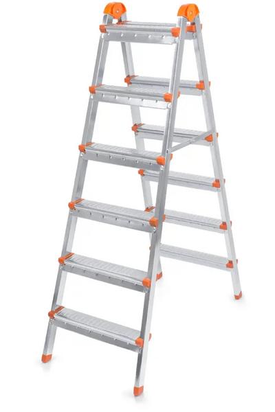 Perilla 6+6 Çift Çıkışlı Metal Profil Merdiven