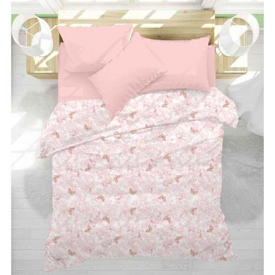 İronika Butterfly Çift Kişilik Nevresim Takımı - Pembe