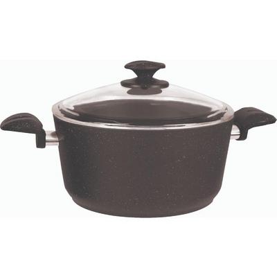 Remetta Granit 26 Cm Derin Tencere - Siyah