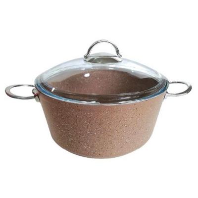 Remetta Granit 30 Cm Derin Tencere Kahverengi