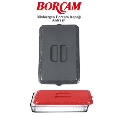 İronika Plastik Borcam Kapağı Dikdörtgen Antrasit