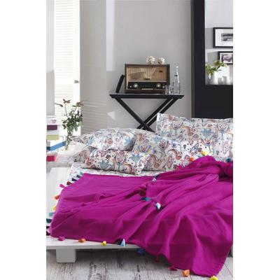 İyi Geceler İstanbul Up Style Çift Kişilik Pike Takımı Fuşya