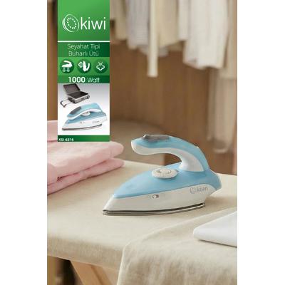 Kiwi KSI-646 Çelik Tabanlı Katlanabilir 1000 Watt Seyahat Ütüsü