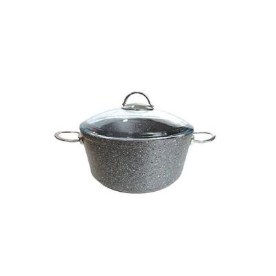 Remetta Granit 24 Cm Derin Tencere Gri