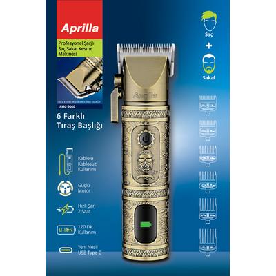 APRİLLA AHC-5040 DİJİTAL GÖSTERGELİ ŞARJLI TIRAŞ MAKİNESİ