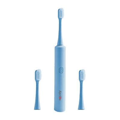 Aprilla Atb-8717 Titreşimli Değiştirilebilir Başlıklı Su Geçirmez Gövdeli Mavi Diş Fırçası
