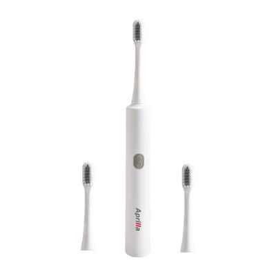 Aprilla Atb-8717 Titreşimli Değiştirilebilir Başlıklı Su Geçirmez Gövdeli Beyaz Diş Fırçası