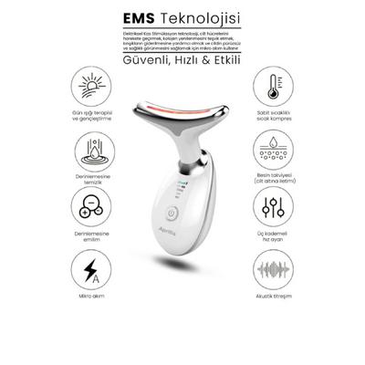Aprilla Şarjlı Ems Yüz ve Boyun Cilt Bakım Cihazı AFM-2821