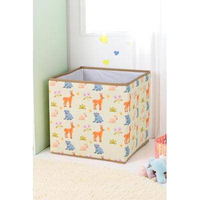 İronika Animals Kapaksız Kutu Dolap İçi Organizer Oyuncak Eşya Çamaşır Saklama Kutusu Düzenleyici 30X30X30