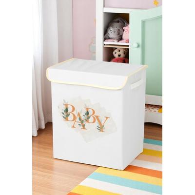 İronika Baby Kapaklı Kutu Dolap İçi Organizer Oyuncak Eşya Çamaşır Saklama Kutusu Düzenleyici
