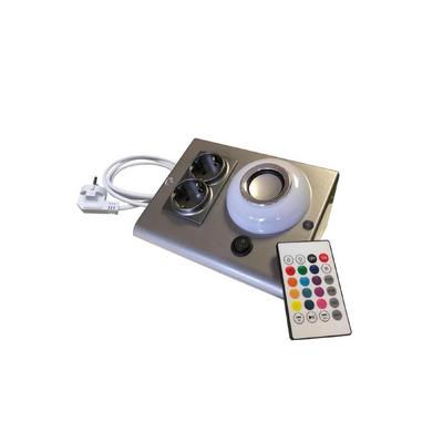 İronika Dolap Ve Tezgah Altı Ledli Bluetooth Müzik Çalar 2M Kablolu Antrasit