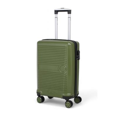 İronika Kırılmaz Polipropilen Kabin Boy 4 Tekerlekli Valiz Küçük Kabin Tipi Bavul Haki Yeşil