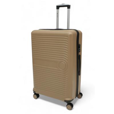 İronika Kırılmaz Polipropilen Büyük Boy 4 Tekerlekli Valiz Büyük Boy Bavul Gold