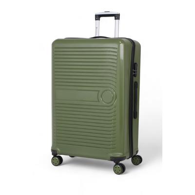 İronika Kırılmaz Polipropilen Büyük Boy 4 Tekerlekli Valiz Büyük Boy Bavul Haki Yeşil