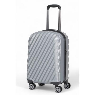 İronika Dayanıklı Gövdeli Kabin Boy 4 Tekerlekli Valiz Küçük Kabin Tipi Bavul Gri