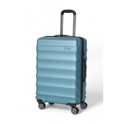 İronika Dayanıklı Gövdeli Orta Boy 4 Tekerlekli Valiz Orta Boy Bavul Turkuaz