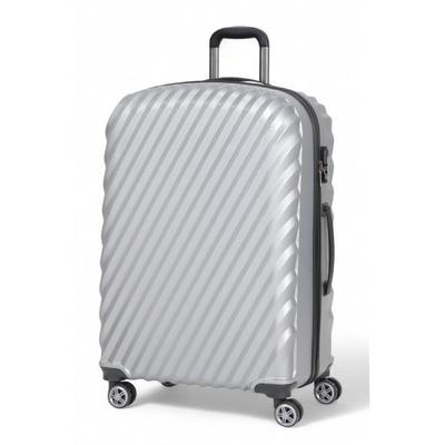 İronika Dayanıklı Gövdeli Büyük Boy 4 Tekerlekli Valiz Büyük Boy Bavul Gri