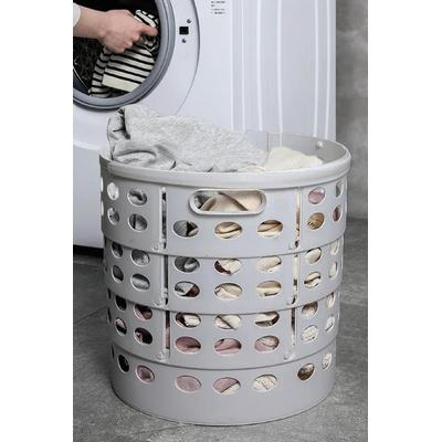 İronika Katlanır Çamaşır Sepeti Katlanır Akordiyon Oyuncak Sepeti Organizer Gri