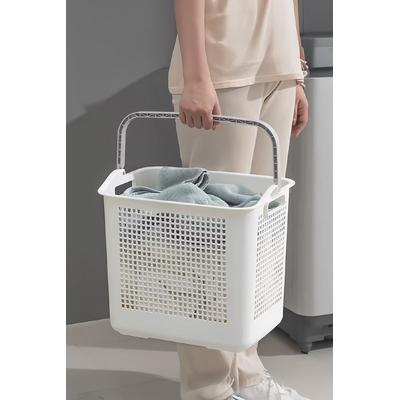 İronika Samba Kirli Temiz Çamaşır Sepeti Çok Amaçlı Oyuncak Sepeti - Beyaz