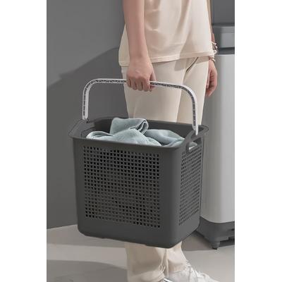 İronika Samba Kirli Temiz Çamaşır Sepeti Çok Amaçlı Oyuncak Sepeti - Siyah