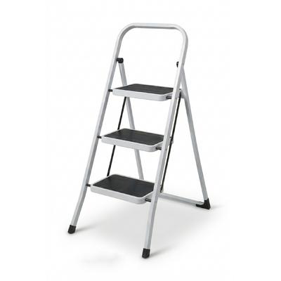 İronika Space 3 Basamaklı Extra Güçlendirilmiş Kaymayı Önleyici Geniş Basamaklı Metal Merdiven