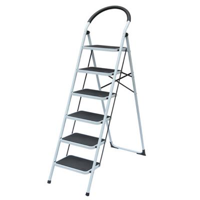 İronika Vertika 6 Basamaklı Metal Merdiven Extra Güçlendirilmiş Geniş Basamaklı Merdiven