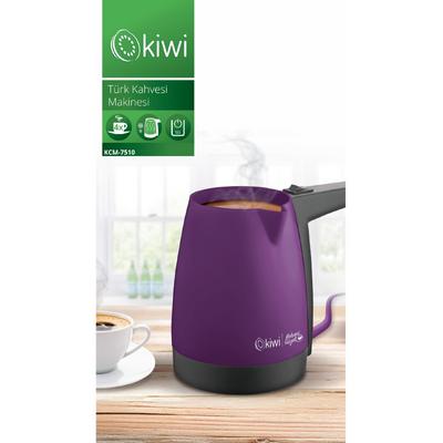 Kiwi KCM-7510 Elektrikli Cezve Türk Kahve Makinesi Mor