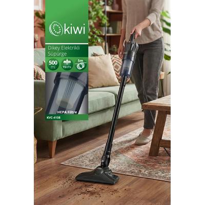 Kiwi Dikey Elektrikli Süpürge Siyah Kvc-4108
