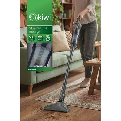 Kiwi Dikey Elektrikli Süpürge Gri Kvc-4108