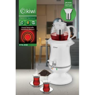 Kiwi KTM-2930 Elektrikli Semaver Çay Makinesi Ktm-2930 2,5 Lt Kapasite