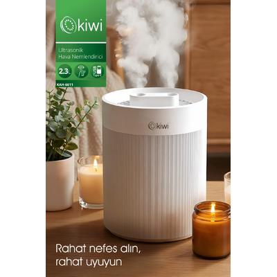Kiwi KAH-6611 Ultrasonik Hava Nemlendirici | 2.3 L Hazne & 12 Saat Çalışma & Sessiz