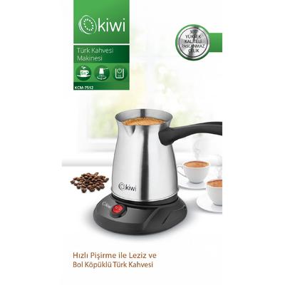 Kiwi Kcm 7512 Çelik Cezve Türk Kahve Makinesi Inox