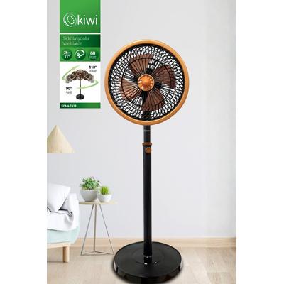 Kiwi Kfan-7419 Salınım Fonksiyonlu Metal Kanatlı Sirkülasyonlu Vantilatör