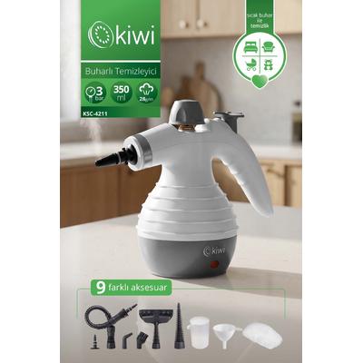 Kiwi Ksc-4211 Çok Fonksiyonlu Buharlı Temizleyici 9 Aparatlı Çok Amaçlı Ev Zemin, Döşeme, Araba Temi
