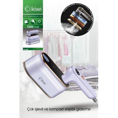 Kiwi KSI-646 2 si 1 Arada Buharlı Ütü & Dikey Ütü Kırışık Giderici Portatif Mor
