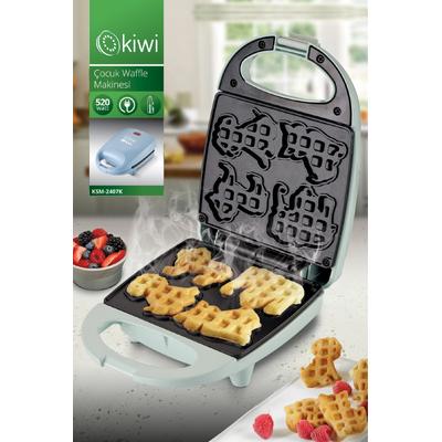 Kiwi Ksm-2407K Çocuk Waffle Makinesi - Yeşil
