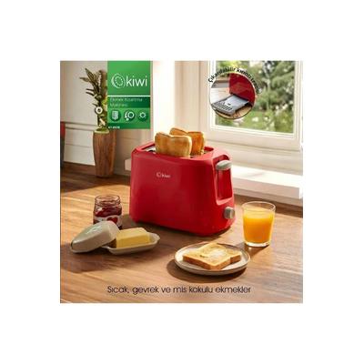 Kiwi KT-6518 Ekmek Kızartma Makinesi | 700W & Ayarlanabilir Kızartma & Çift Yuva